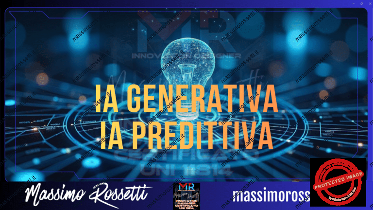 IA GENERATIVA IA PREDITTIVA